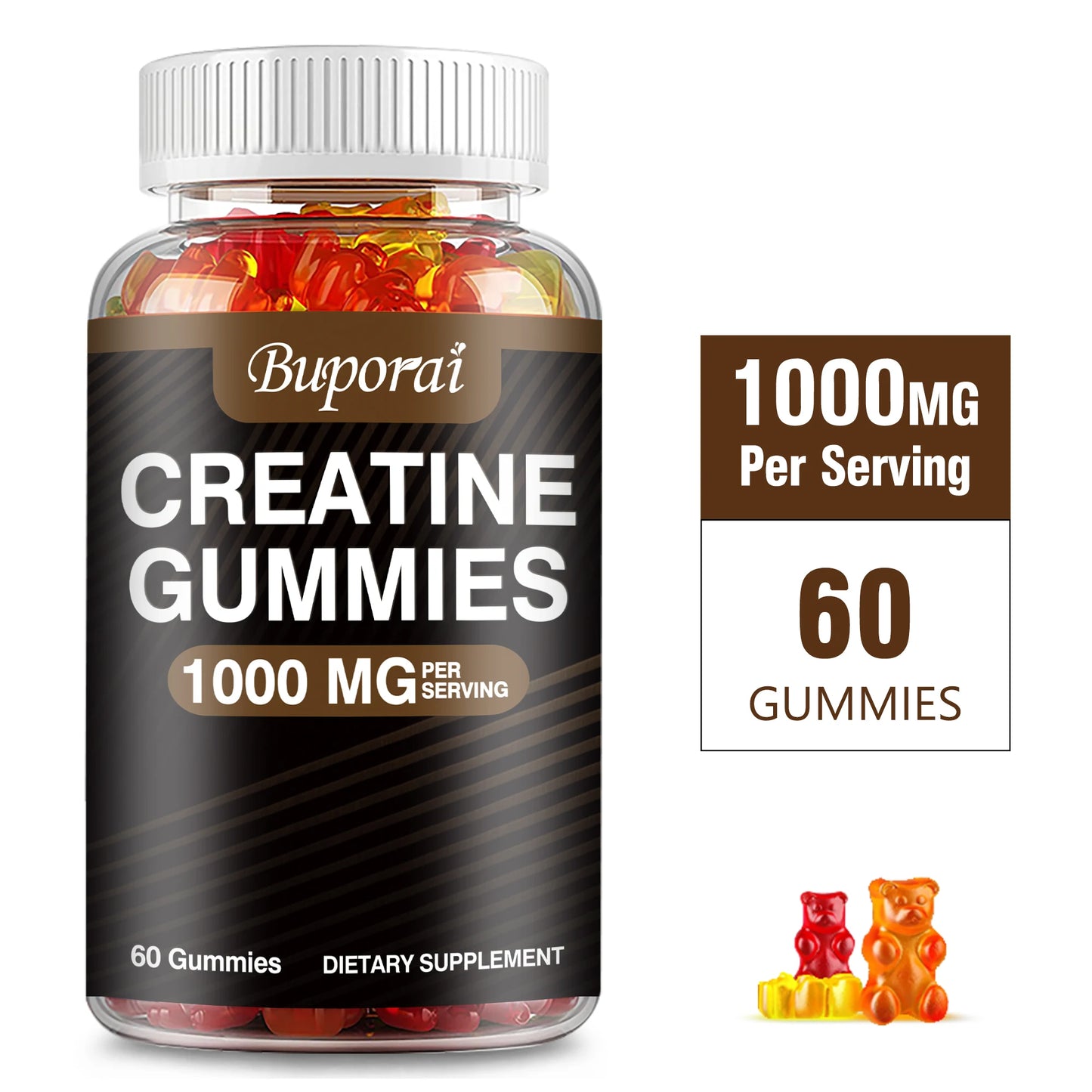 Creatine Monohydrate Gummies For Energy And Muscle Mass