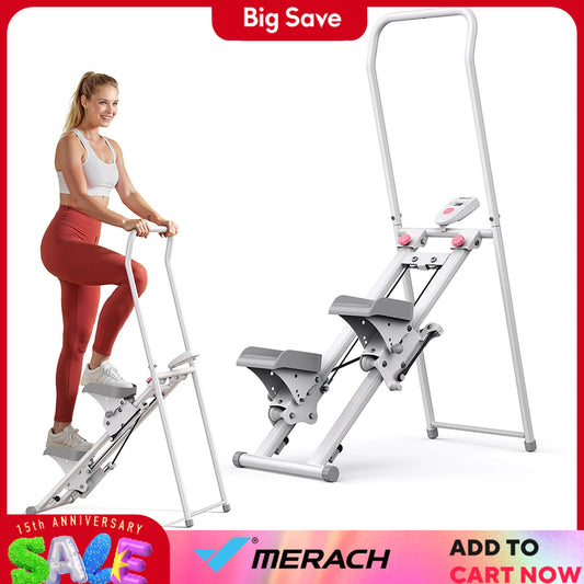 MERACH Vertical Climber Stair Stepper For Home Gym Cardio