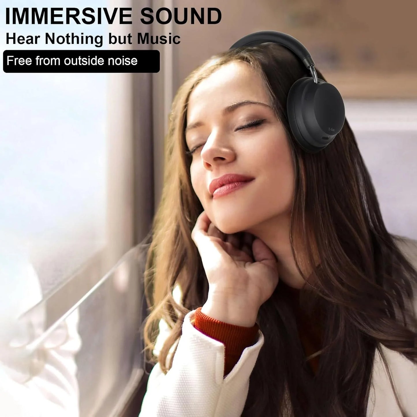T-fun NC45 Bluetooth Active Noise Cancelling Headphones