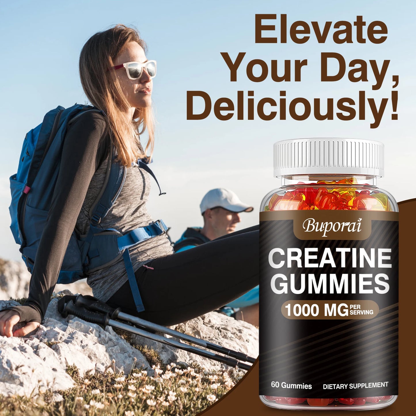 Creatine Monohydrate Gummies For Energy And Muscle Mass