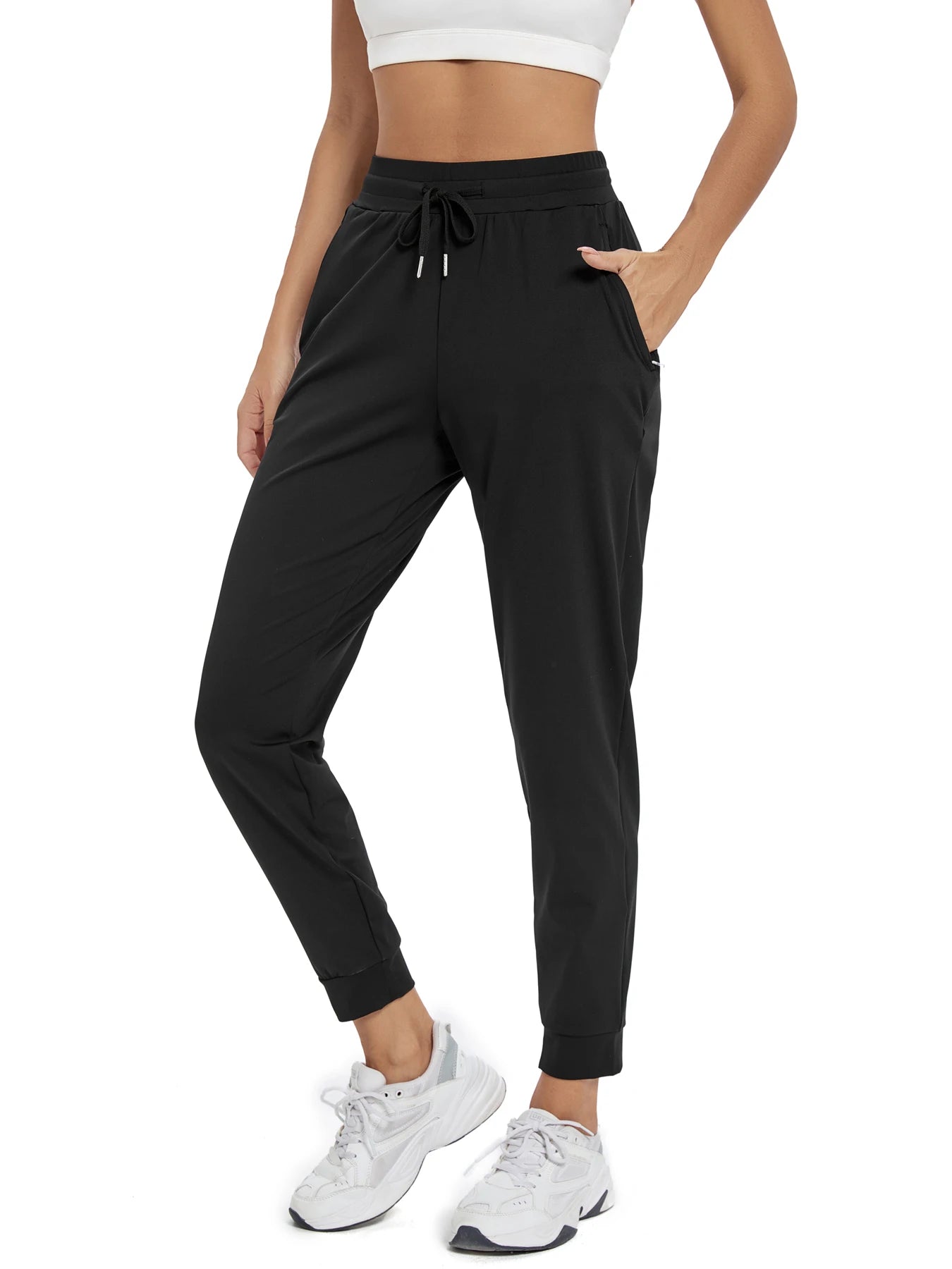 Women High Waisted Joggers With Pockets For Yoga And Workout And Comfortable Lounge Pants