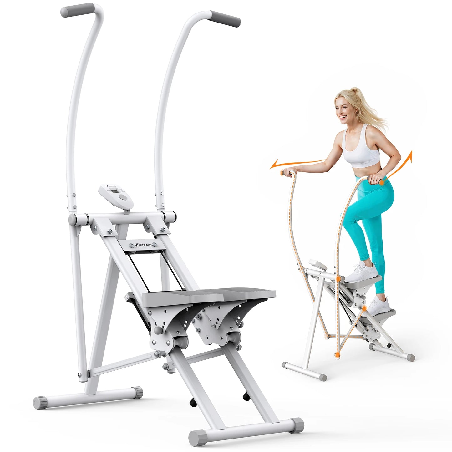 MERACH Stair Stepper Home Gym Cardio Climber For FullBody Workout