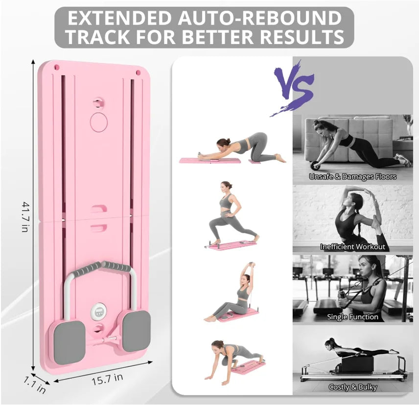 Adjustable Pilates Board for Home Workout Ab Push Up Yoga