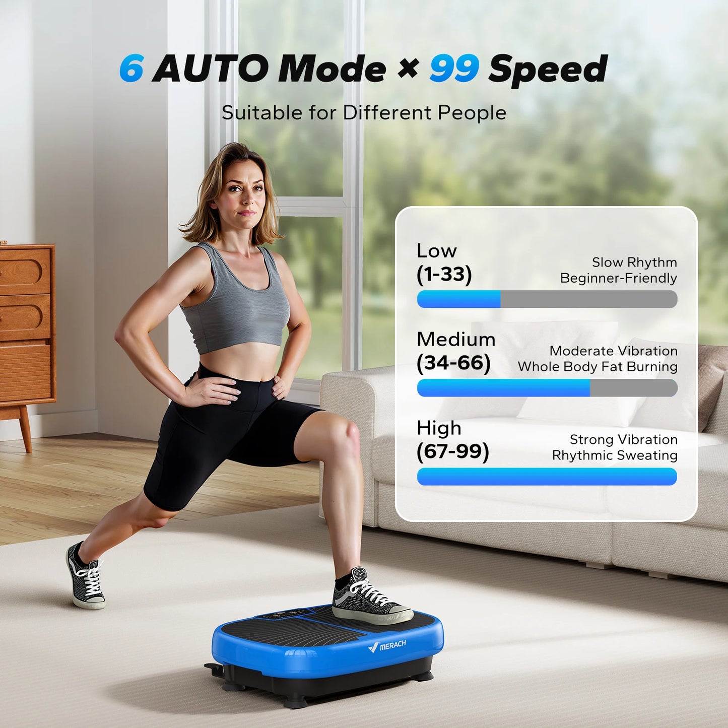 MERACH EMS Vibration Plate Lymphatic Drainage and Relief