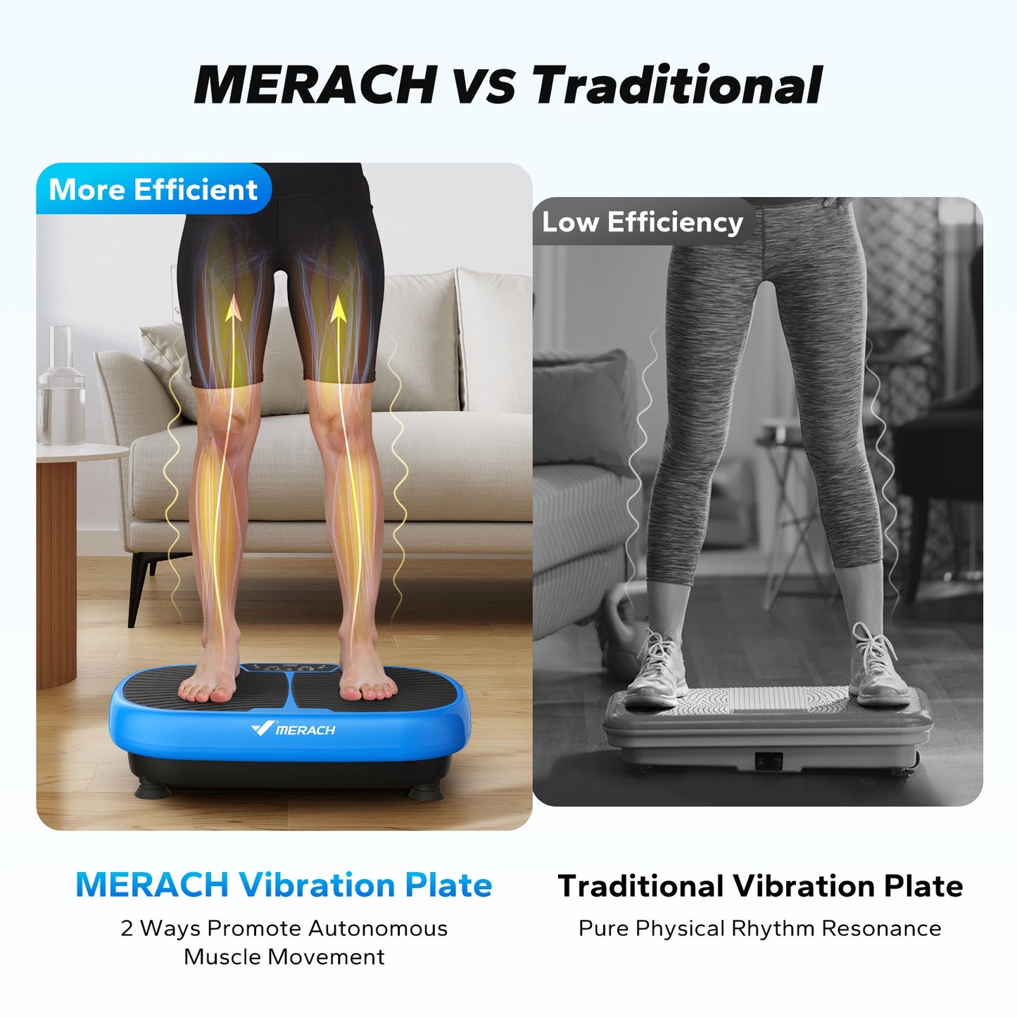 MERACH EMS Vibration Plate Lymphatic Drainage and Relief