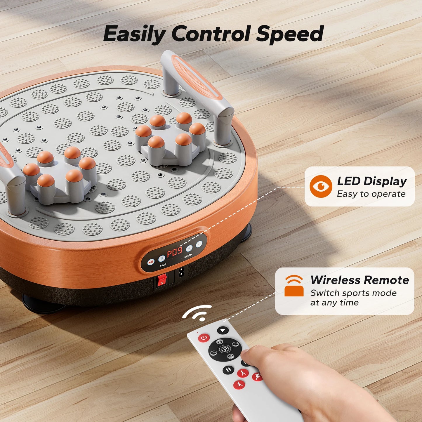 Merach Vibration Plate Exercise Machine for Weight Loss