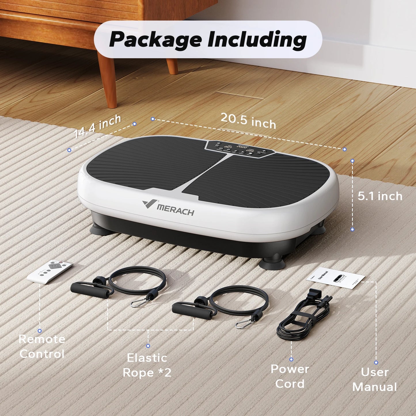 MERACH EMS Vibration Plate Lymphatic Drainage and Relief