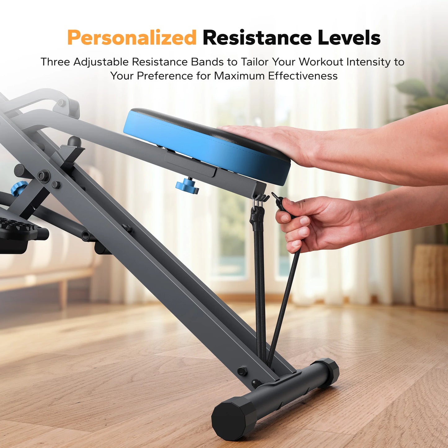 Merach 2in1 Squat And Rowing Machine Foldable Home Gym