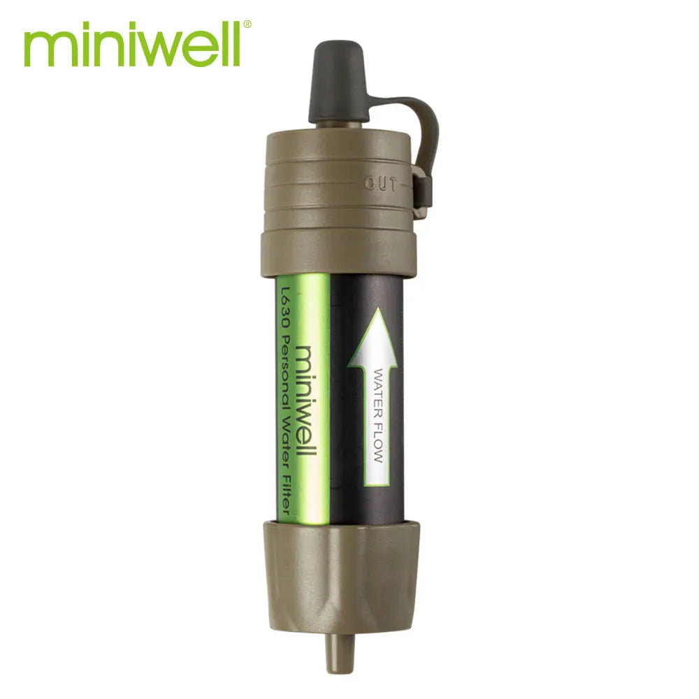 Miniwell L630 Water Filter Straw for Camping and Survival