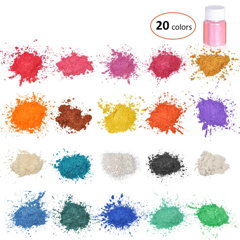 Biutee Mica Pigment Lip Gloss Set For Nail Art Makeup