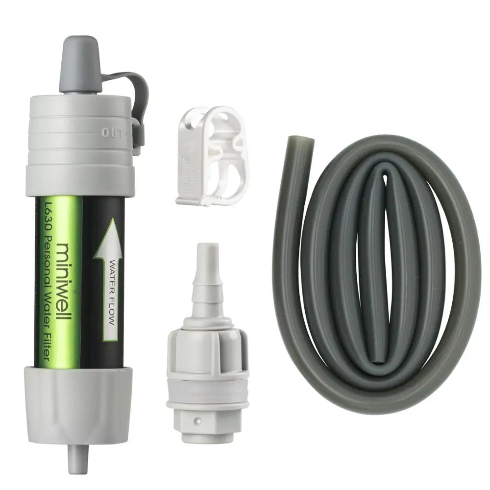 Miniwell L630 Water Filter Straw for Camping and Survival