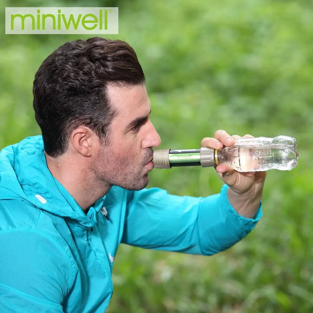 Miniwell L630 Water Filter Straw for Camping and Survival
