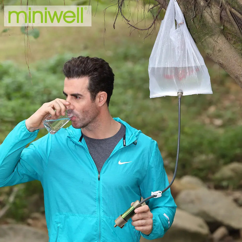 Miniwell L630 Water Filter Straw for Camping and Survival