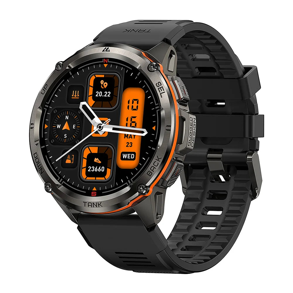 KOSPET Tank T3 Ultra GPS Smart Watch Men AMOLED AOD