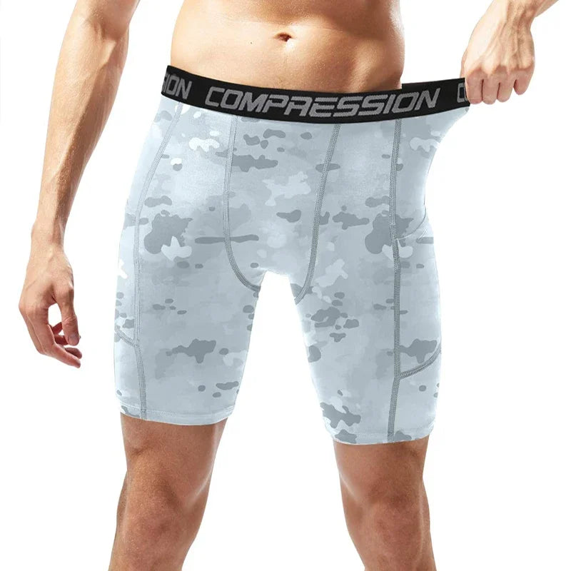 Jeephoo Men's Athletic Compression Shorts Lightweight