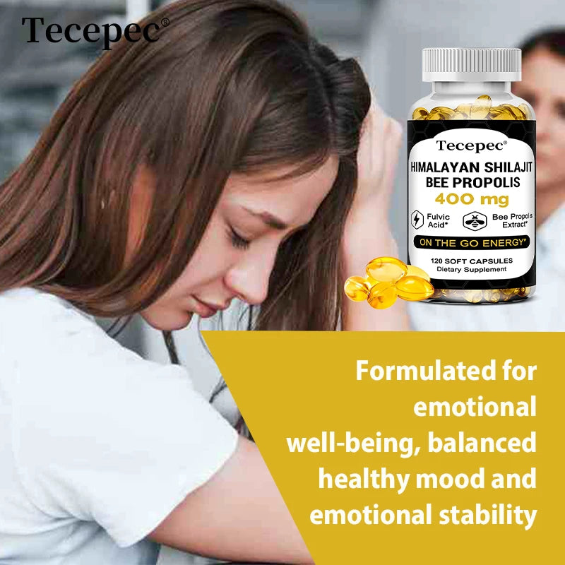 Himalaya Shilajit Propolis Fulvic Acid Energy Brain Health