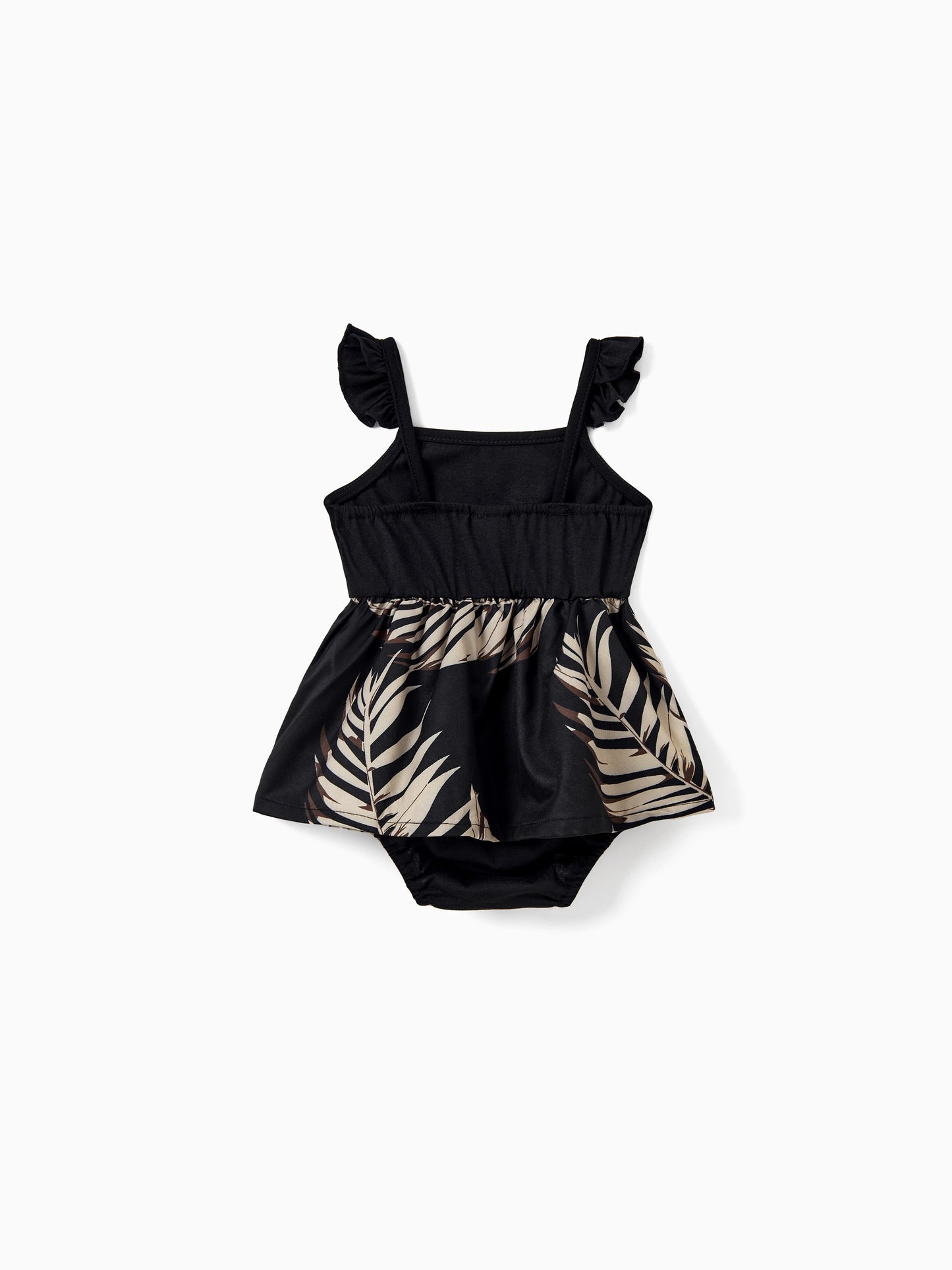 PATPAT Family Matching Tropical Leaf Print Outfit Set