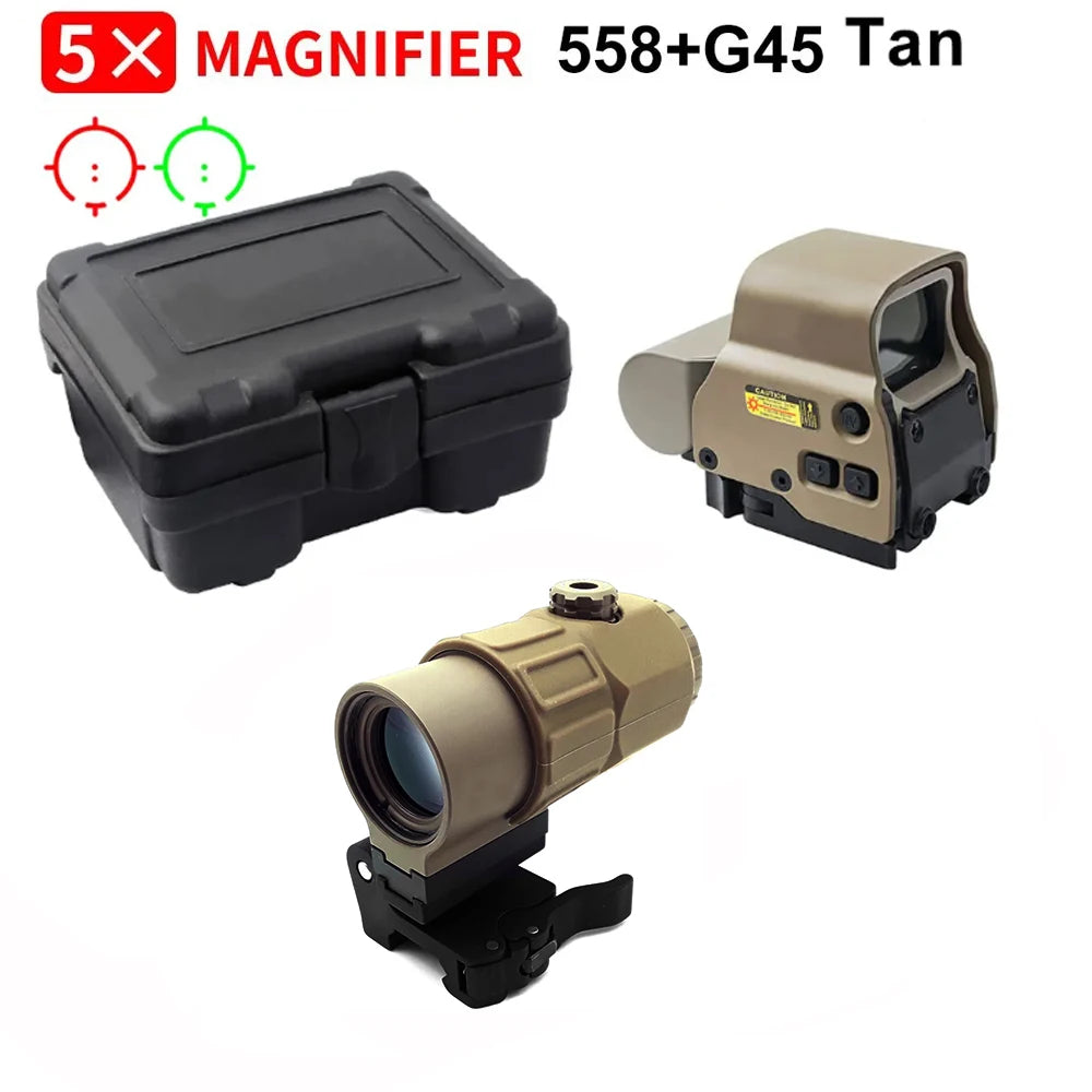 Bestsight 558 Holographic Rifle Sight 68MOA Ring 1MOA