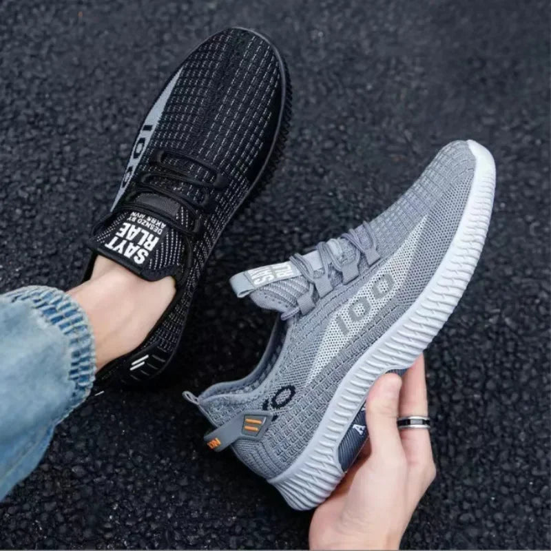 Breathable Mesh Sneakers Comfortable Casual Plus Size 39 44