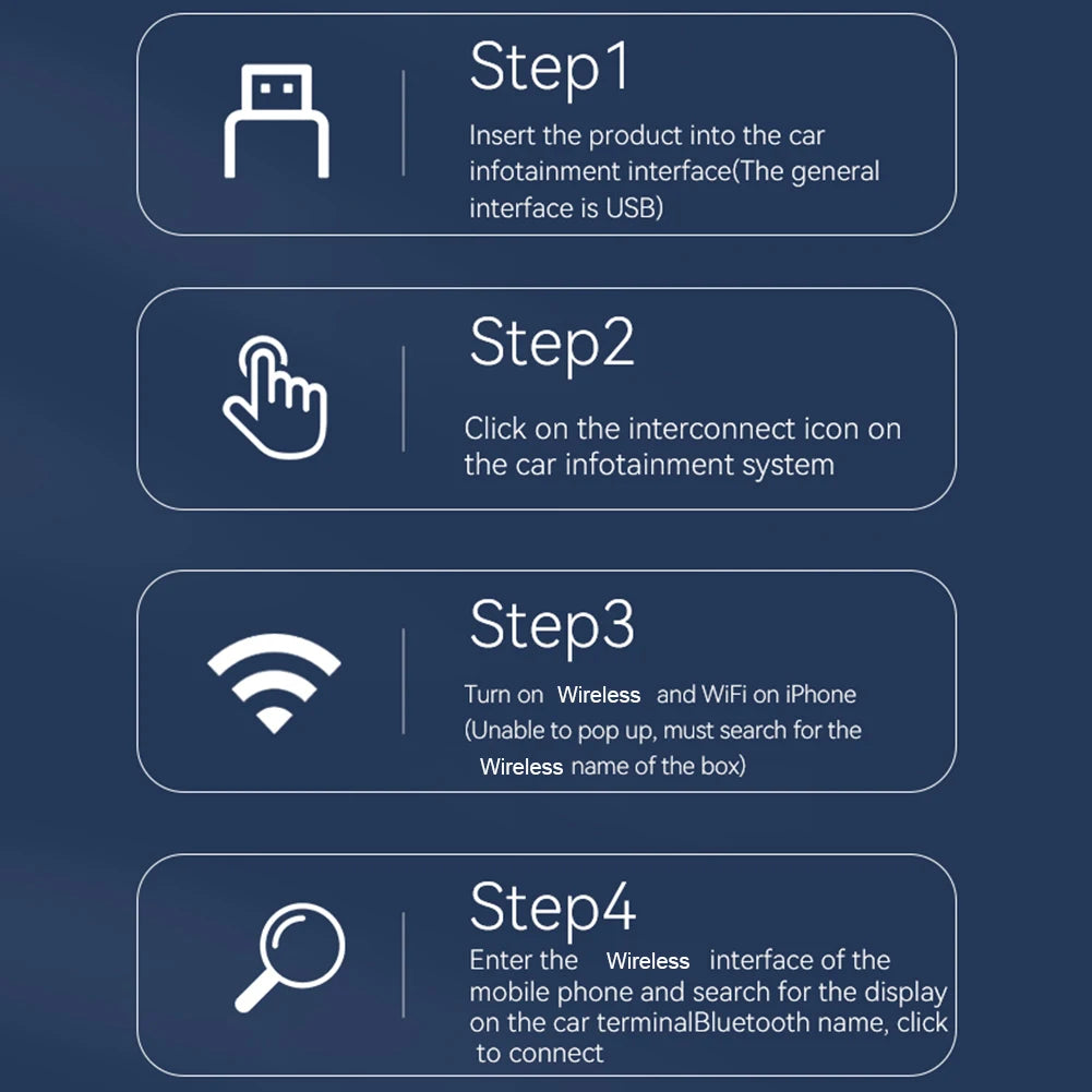 ALLOYSEED Wireless CarPlay Android Auto Adapter For OEM Cars