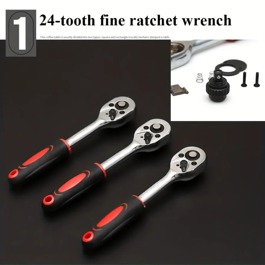 AIRAJ 46 Piece Repair Tool Kit for Home and Car DIY