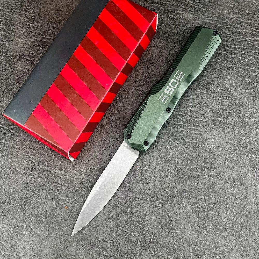 K9000 Diskin Livewire Folding Knife D2 Blade EDC Zinc