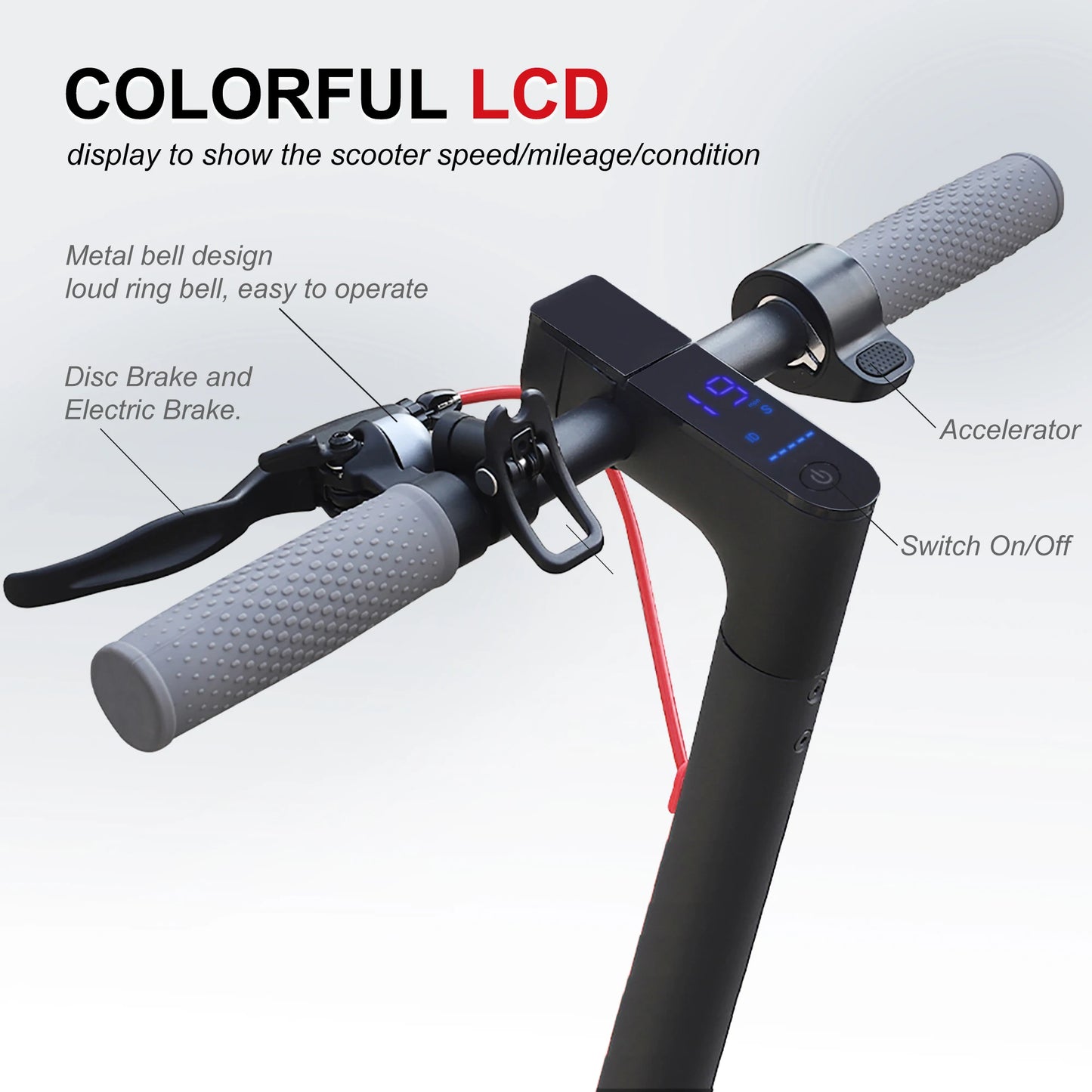 AOVOPRO ES80 350W Electric Scooter 10.5Ah 19mph Max Speed Smart APP Control 21miles Max Range Foldable E-Scooter for Adult
