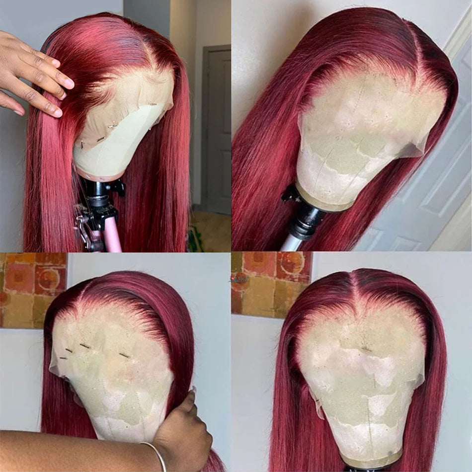 Dachic HD Lace Front Wig Peruvian Straight Human Hair