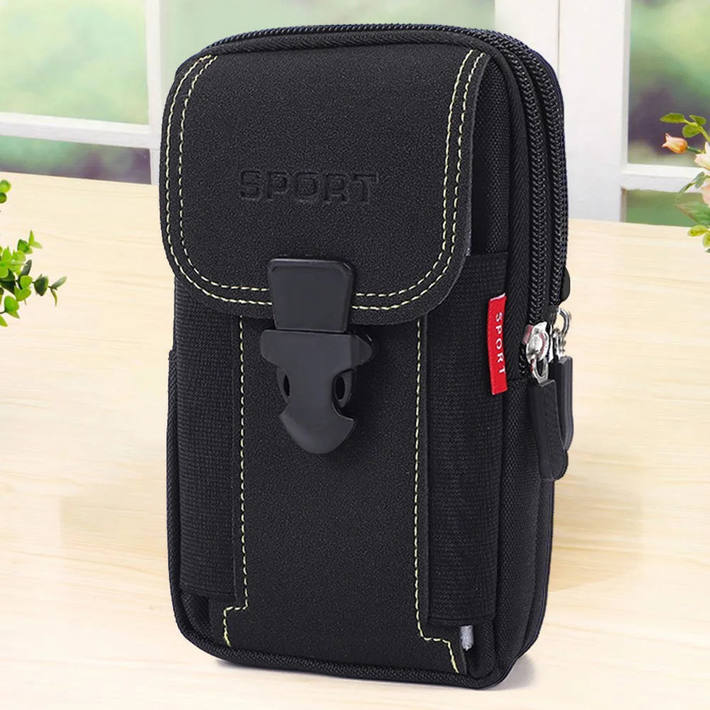 3Pcs Mobile Phone Belt Bags With Waist Pouch For Hiking