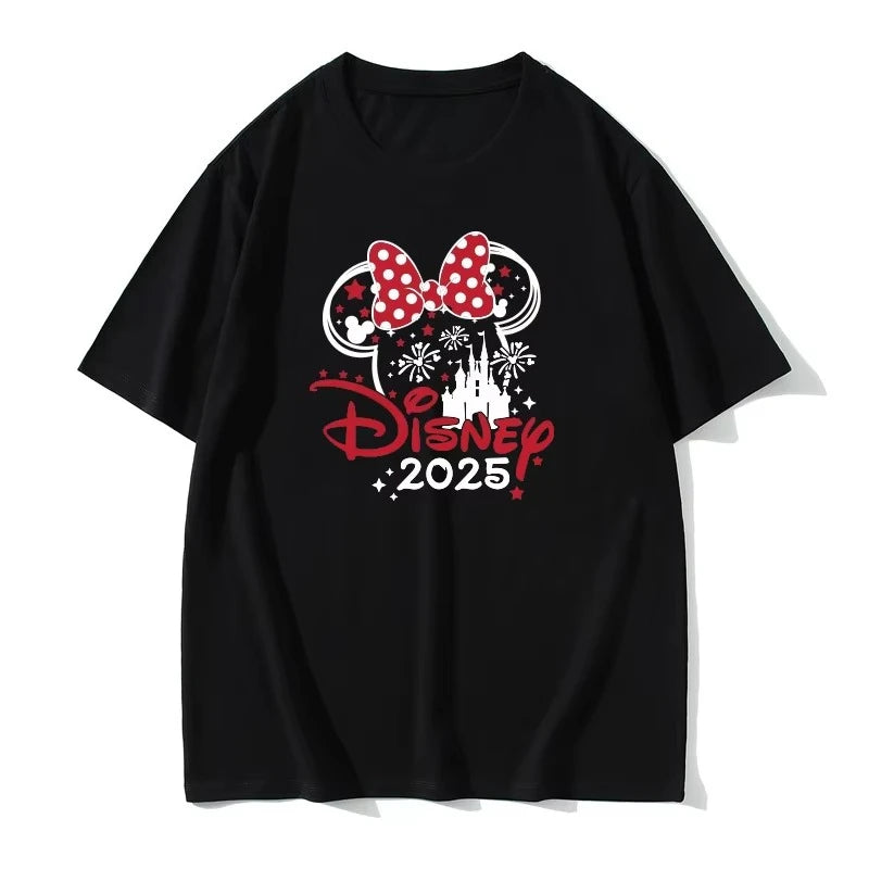 Disney Family Cotton T Shirt For Mother Father Son Daughter