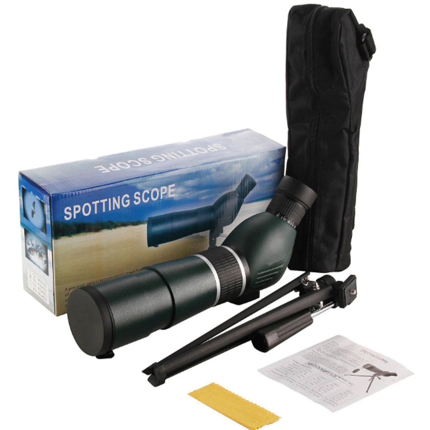 20 To 60x Zoom Bird Watching Telescope 45 Degree Oblique HD