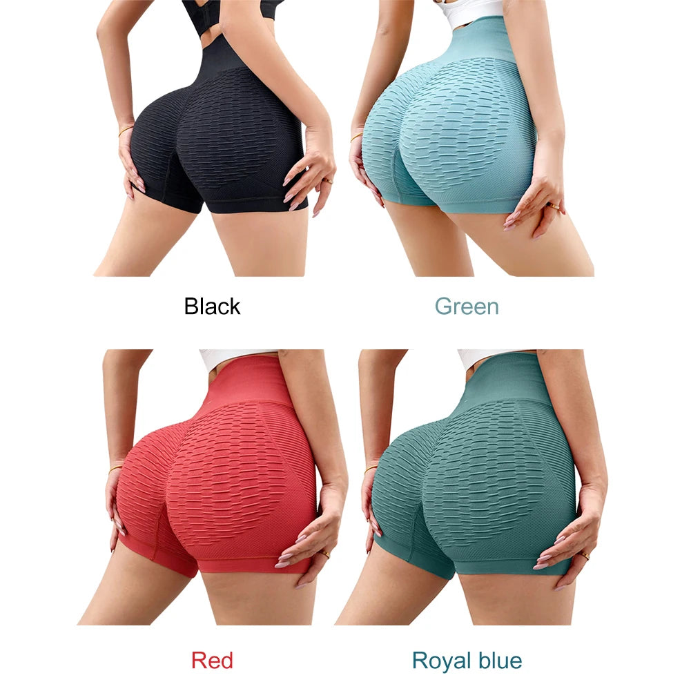 Workout Shorts for Women Butt Lifting Running Shorts Tummy Control Exercise Fitness Shorts for Gym Running Workout Athletic