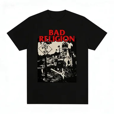 Vintage Punk Rock Band Graphic T Shirt Harajuku Cotton Unisex