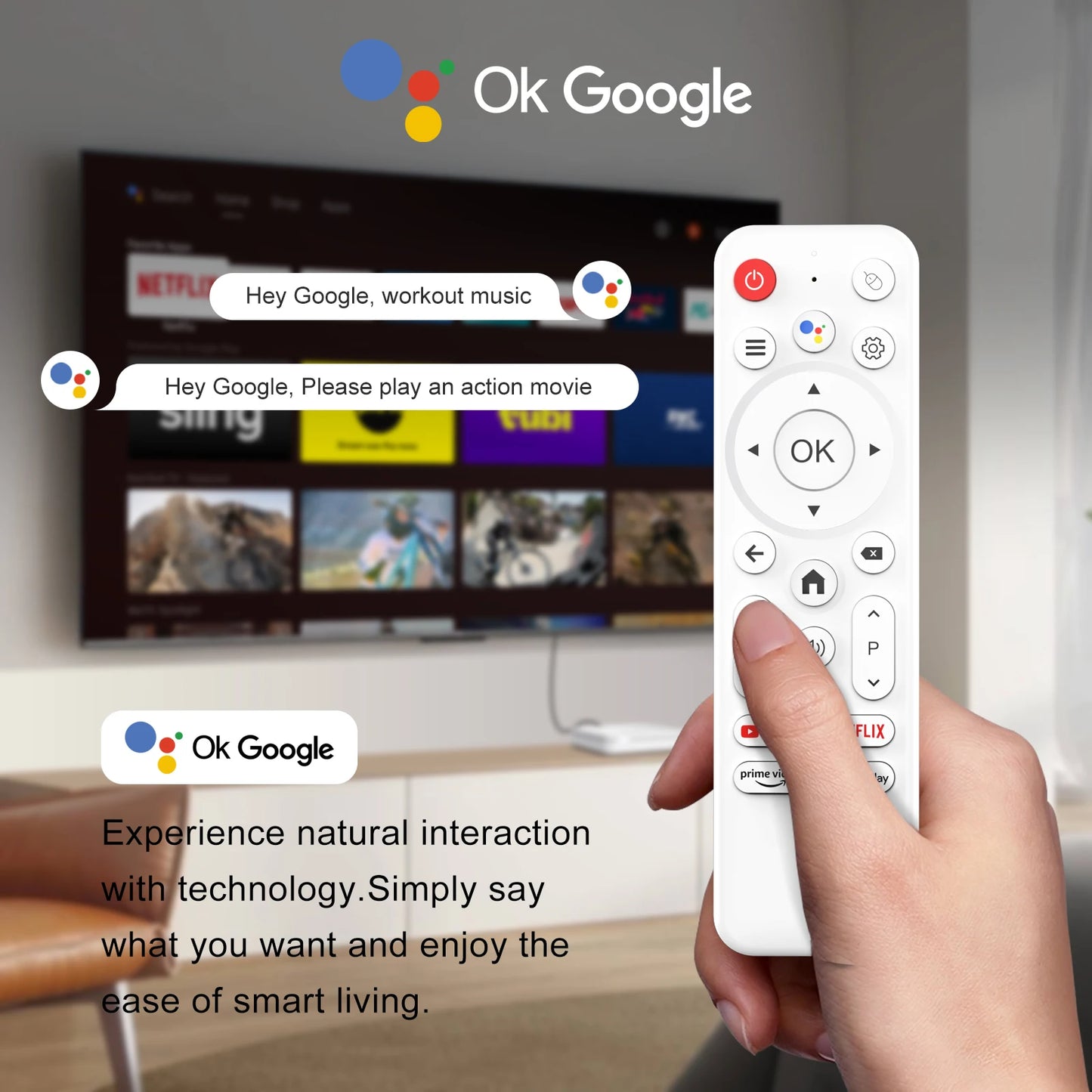 H96 H313 AndroidTVBox QuadCore4KWiFi6 Google Voice Enabled
