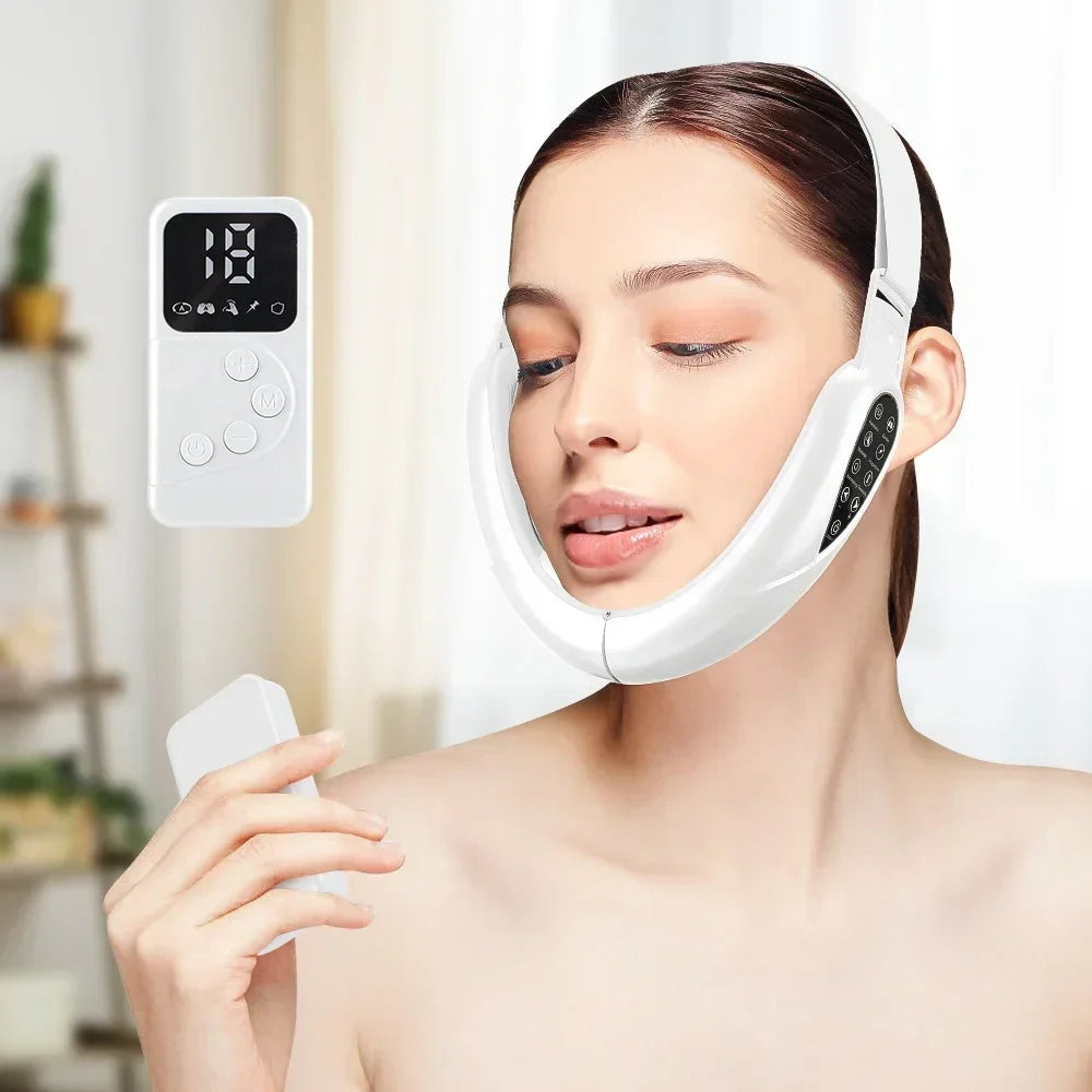 Rechargeable V Face Massager Portable Led Facial Device