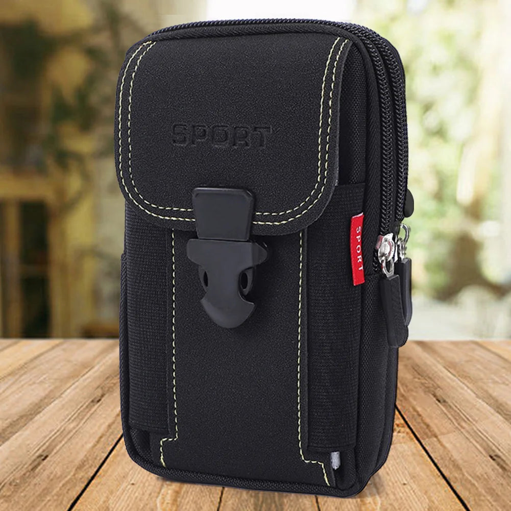 3Pcs Mobile Phone Belt Bags With Waist Pouch For Hiking