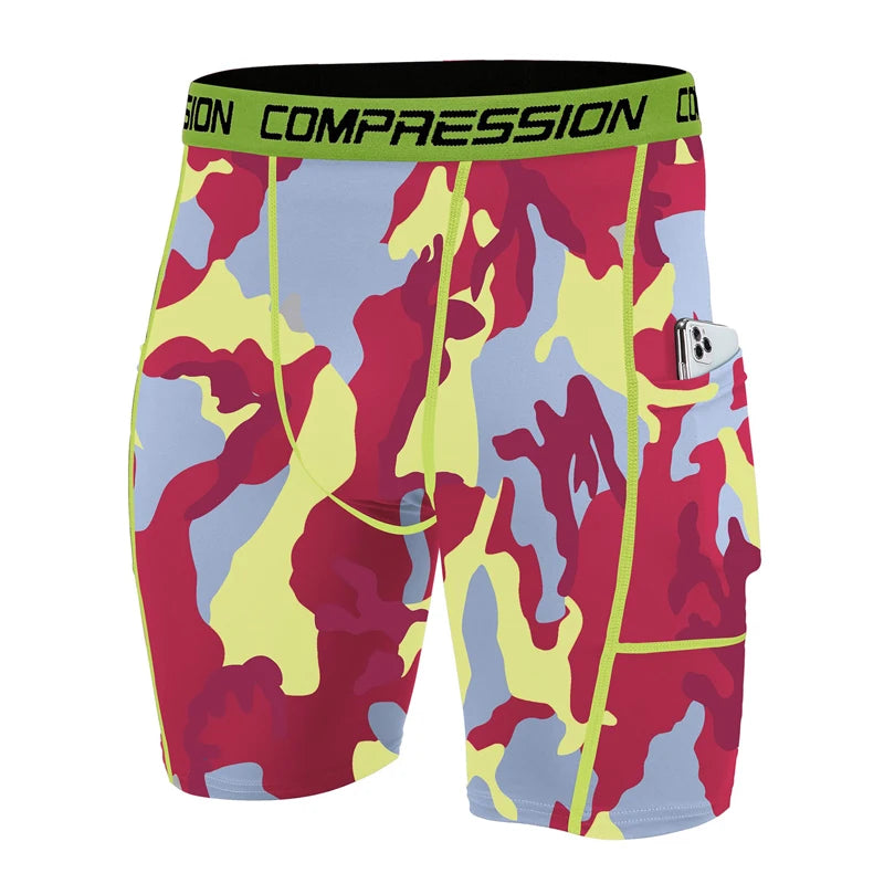 Jeephoo Men's Athletic Compression Shorts Lightweight