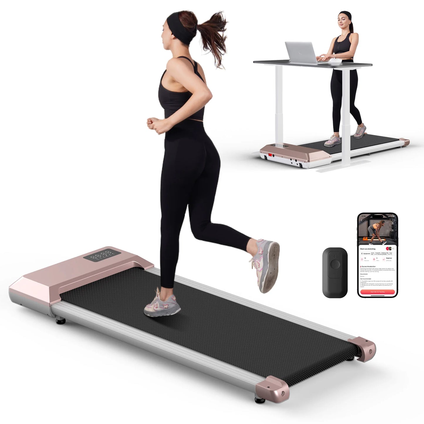 NONE 2.5 HP Home Treadmill For Walking And Running Fitness