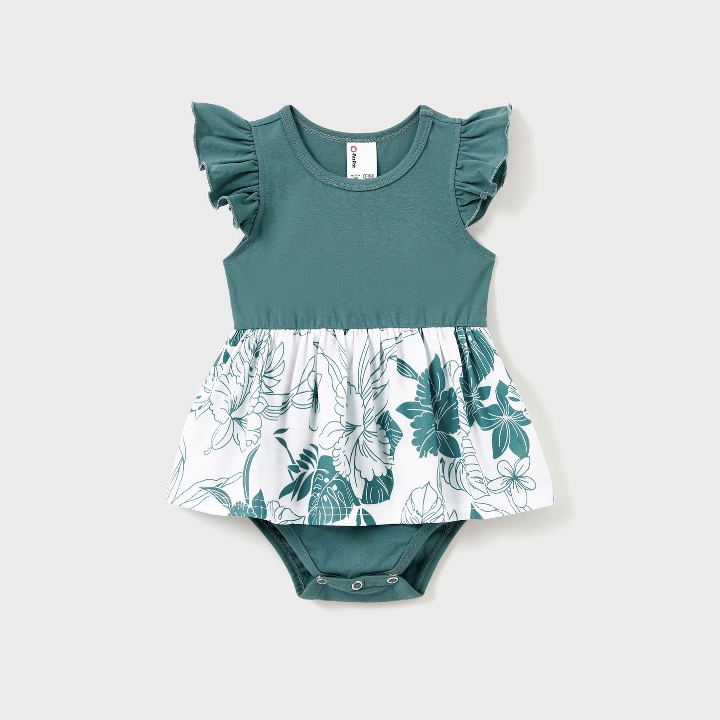 PATPAT Floral Matching Family Outfits for Summer Photo Shoot