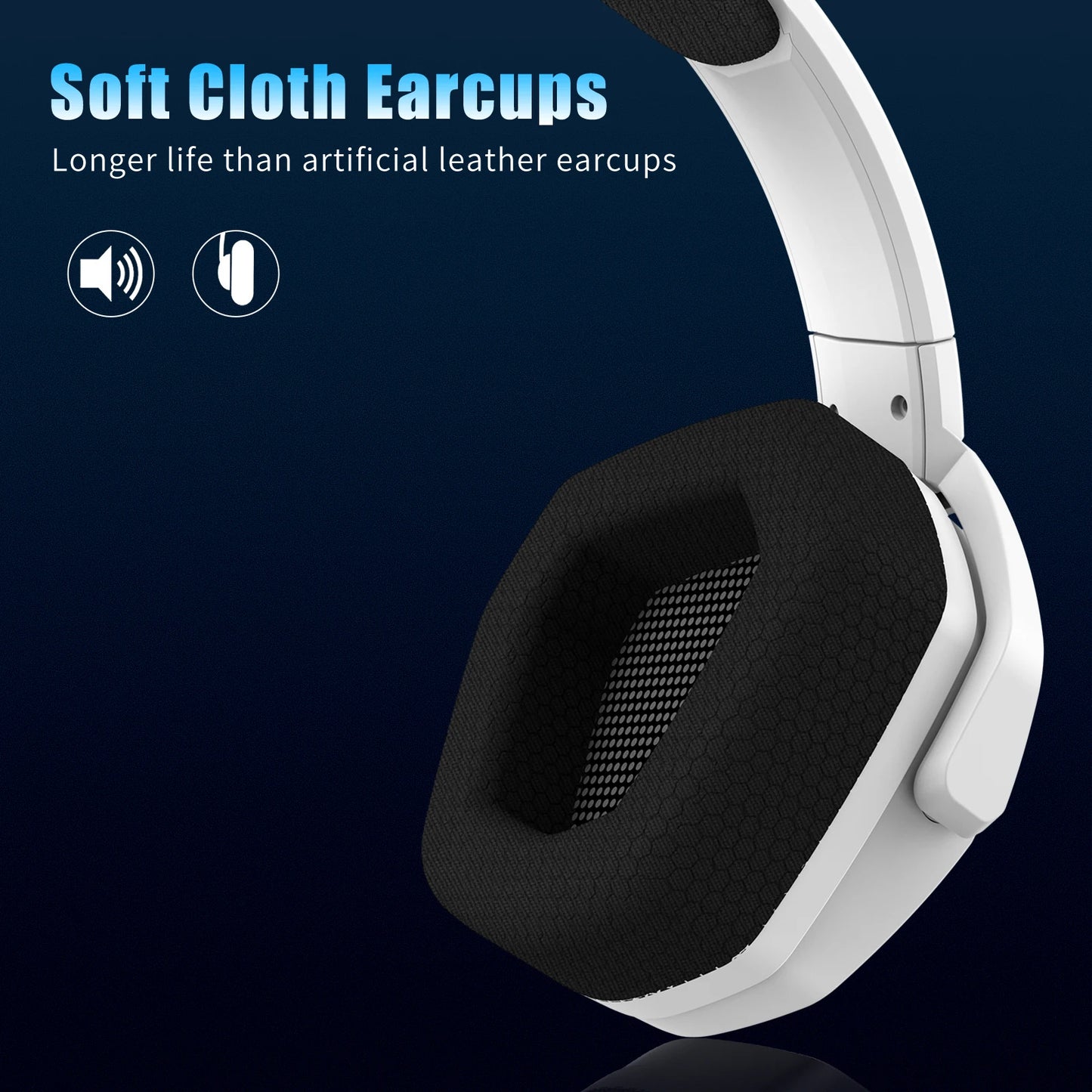 NUBWO G06 Wireless Gaming Headset for PC PS4 PS5 ENC Mic