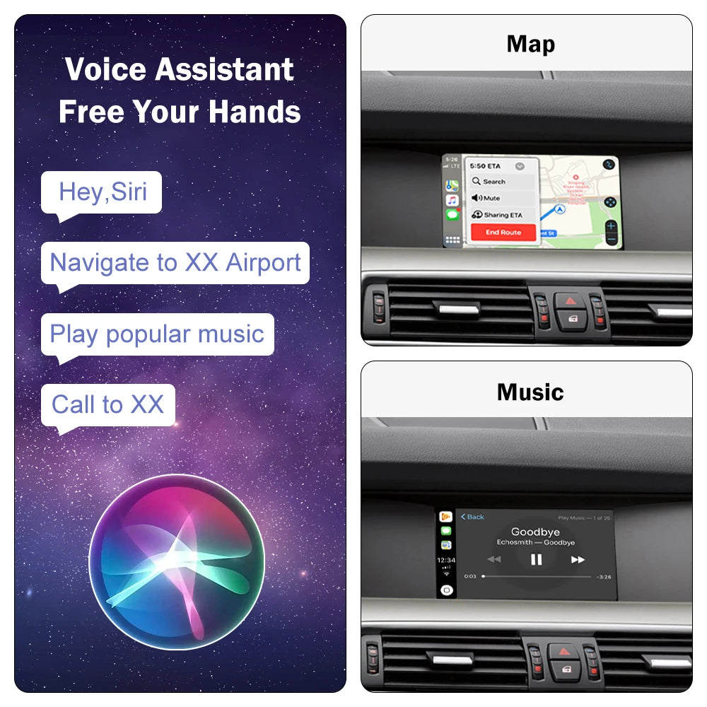 Road Top Wireless CarPlay For BMW Five Series F10 F11