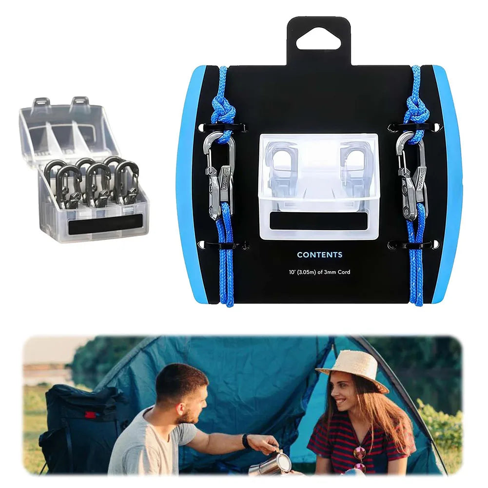 Rope Tension Adjuster Stainless Steel Rope Control Camping