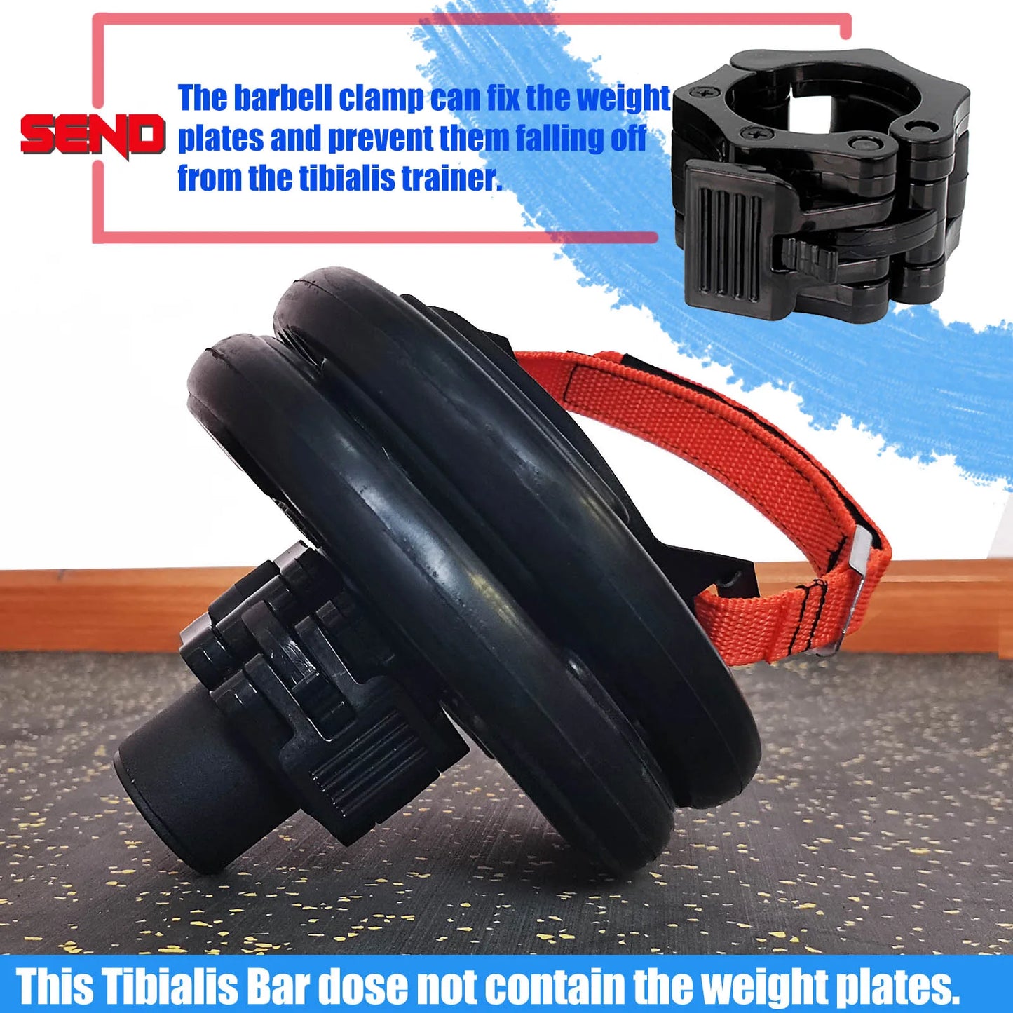 MARSAFIT Tib Bar For Leg Strength Training Tibialis Bar Machine