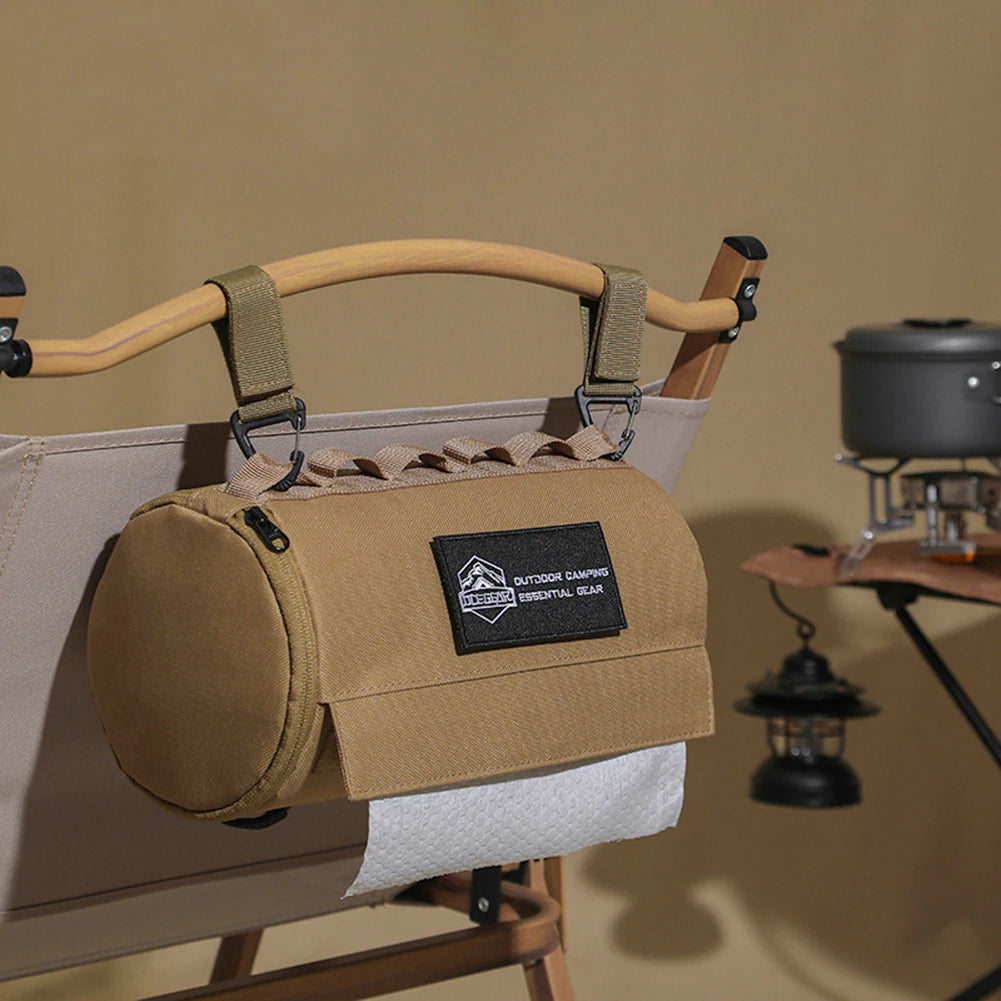 Outdoor Tissue Case Portable Roll Paper Holder For Picnic