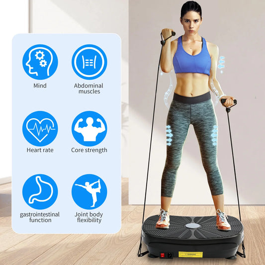Vibration Plate Exercise Machine Full Body Workout Platform