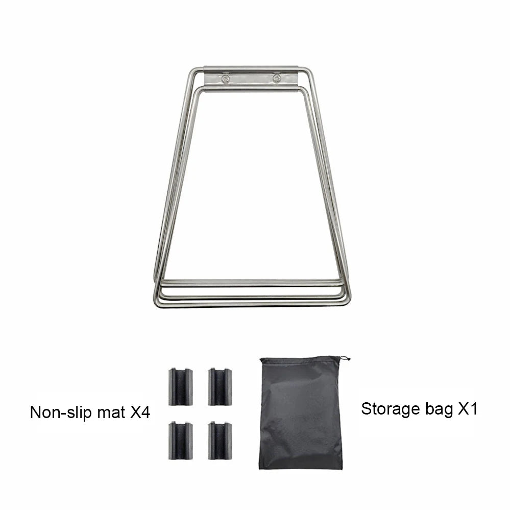 Camping Foldable Aluminum Box Stand For Outdoor Use
