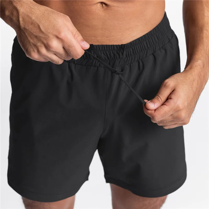 GENDAWAYCN Men Running Shorts Quick Dry Fitness Training