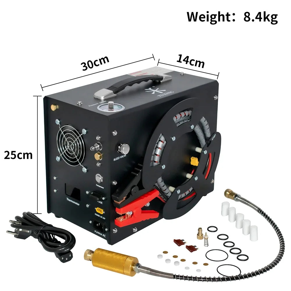 Tuxing TXES062 4500Psi 300Bar PCP Air Compressor Portable