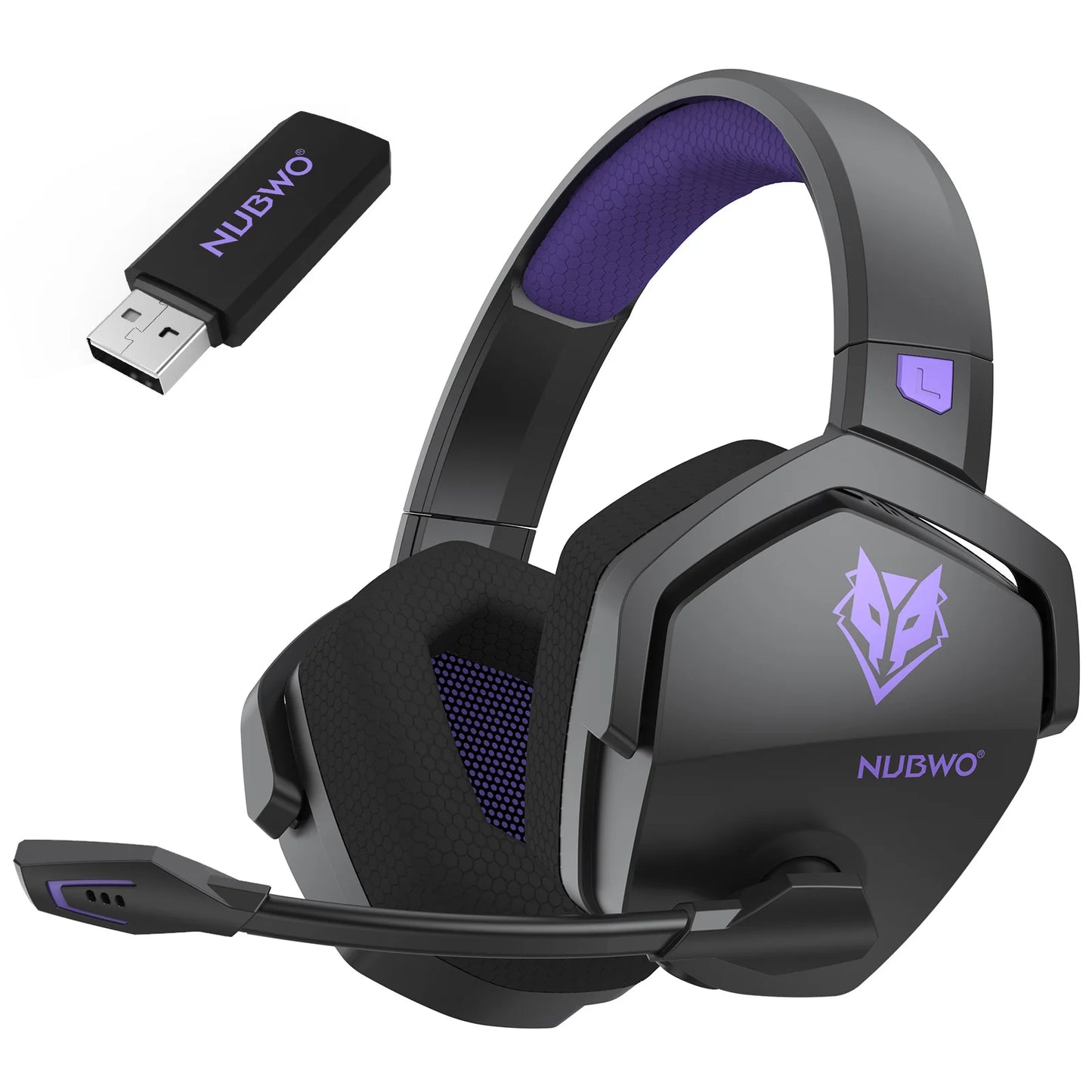 NUBWO G06 Wireless Gaming Headset for PC PS4 PS5 ENC Mic