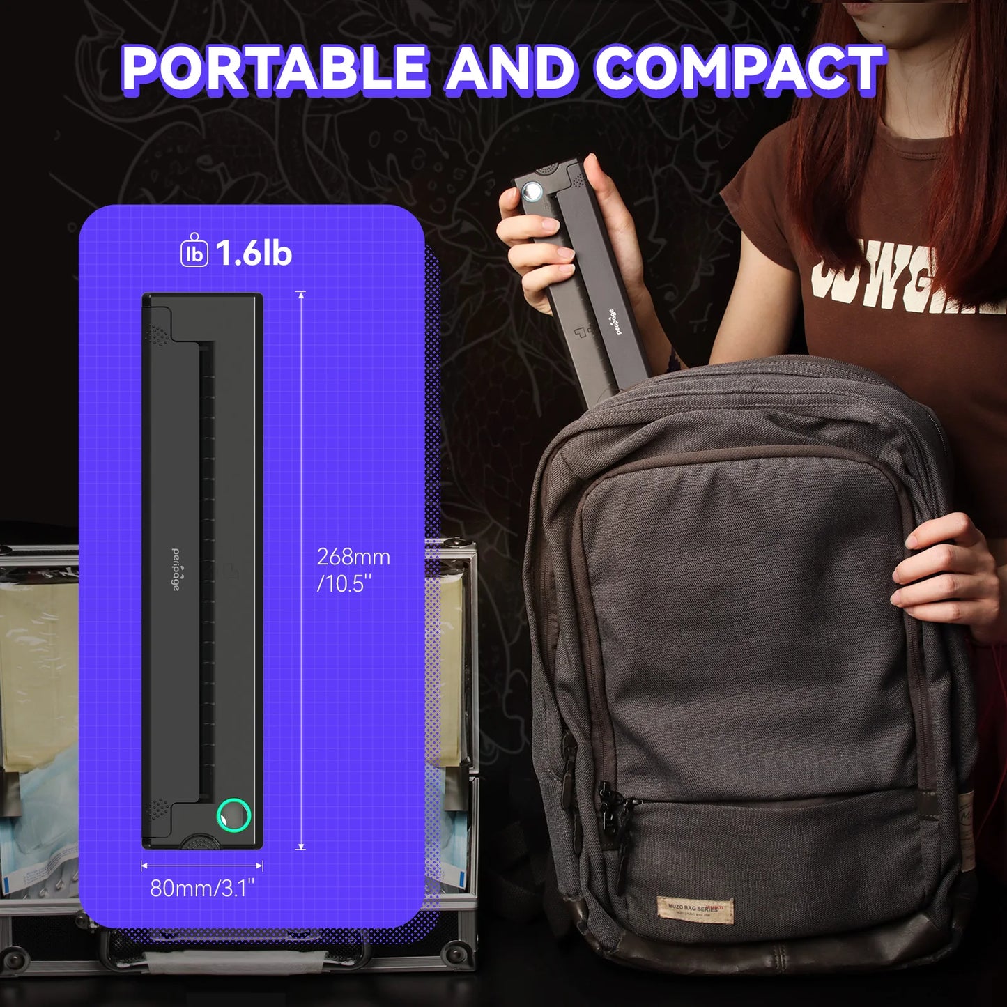 PeriPage P90 Wireless Tattoo Transfer Printer Free Paper